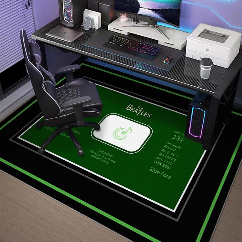 Ковер для игровой комнаты, коврик для спальни и кабинета под компьютерное вращающееся кресло, домашний звукоизолирующий и противоскользящий коврик для пола, украшение для дома