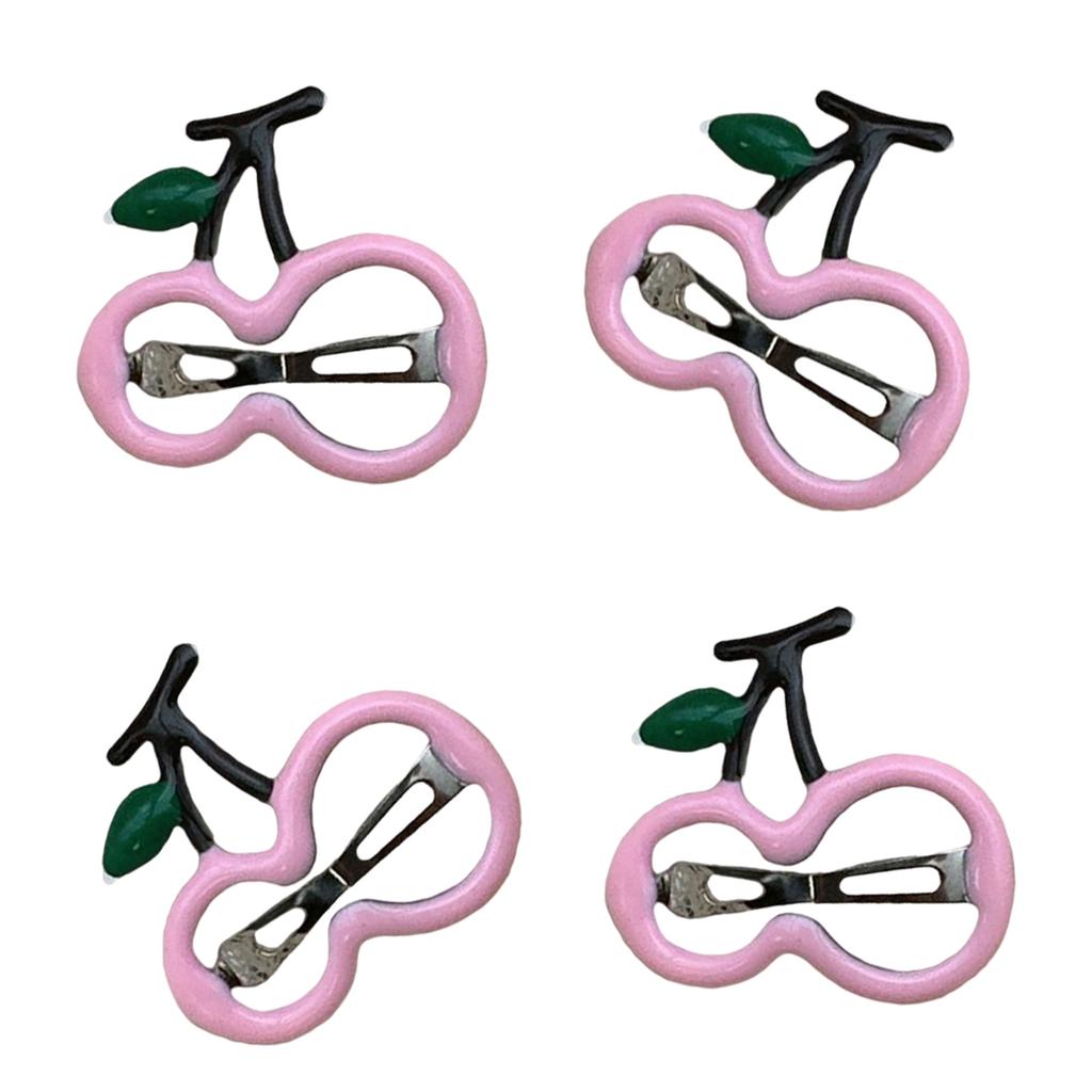 Cute Fruit Shaped Metal Hair Clips For Kids Lightweight Durable Barrettes For Girls Daily Use Party Accessories