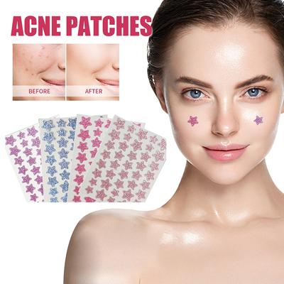 40 шт. Пластырь Shining Star Pimple Patch Acne, цветные невидимые наклейки для удаления прыщей, средства по уходу за кожей, корректор для лица, косметический макияж