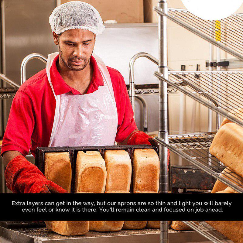 100 шт одноразовый фартук прозрачный бытовой фартук аксессуары товары для уборки водонепроницаемый кухня