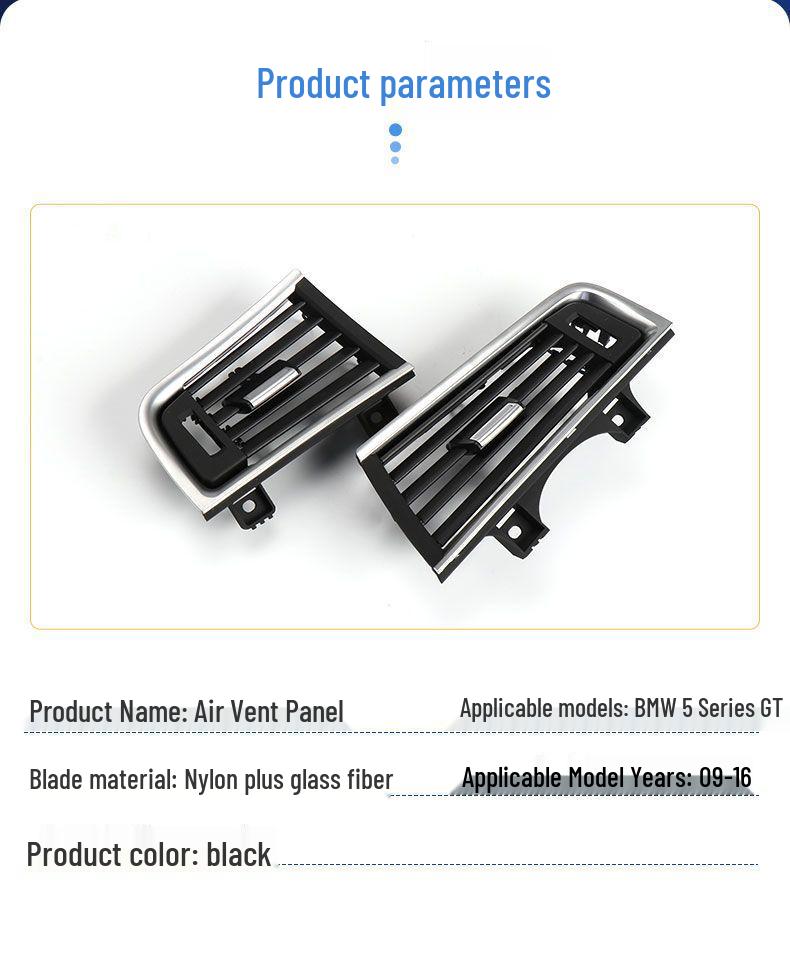 BMW 5 Series GT Rear Air Conditioning Vent Panel for 528GT/535GT F07