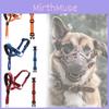 Mouth Dog Muzzles Anti Bark Collar Breathable Training Set Strips Reflective