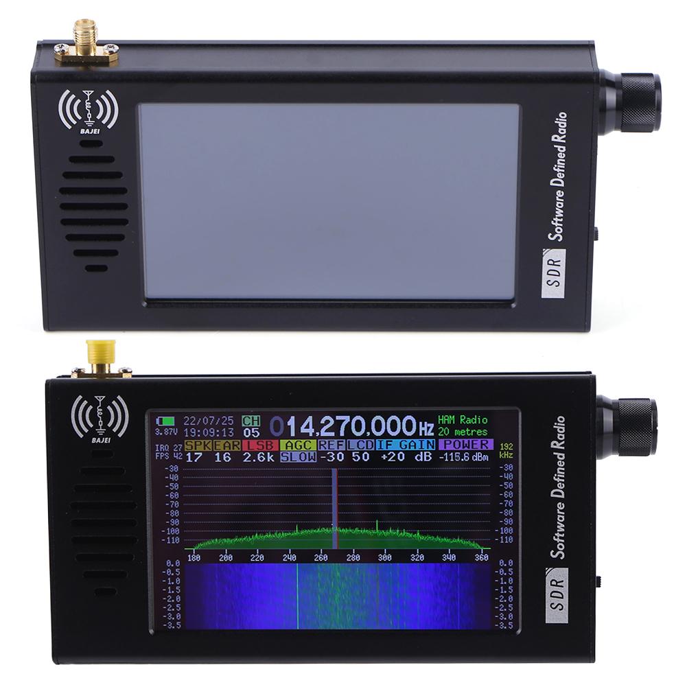 DSP SDR Радиоприемник Алюминиевый сплав Перезаряжаемый Радиоприемник Компактный Радиоприемник для Гаража Вечеринки Рынка