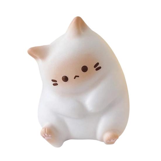 Игрушка-кот для снятия стресса, мультяшный, мягкая, эластичная, толстый котенок, сжимаемая игрушка, для расслабления, снижения тревожности, животное, сенсорная игрушка, сувениры для вечеринки