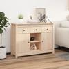 814549 vidaXL Buffet 100x35x74,5 Cm Solid Pine Wood