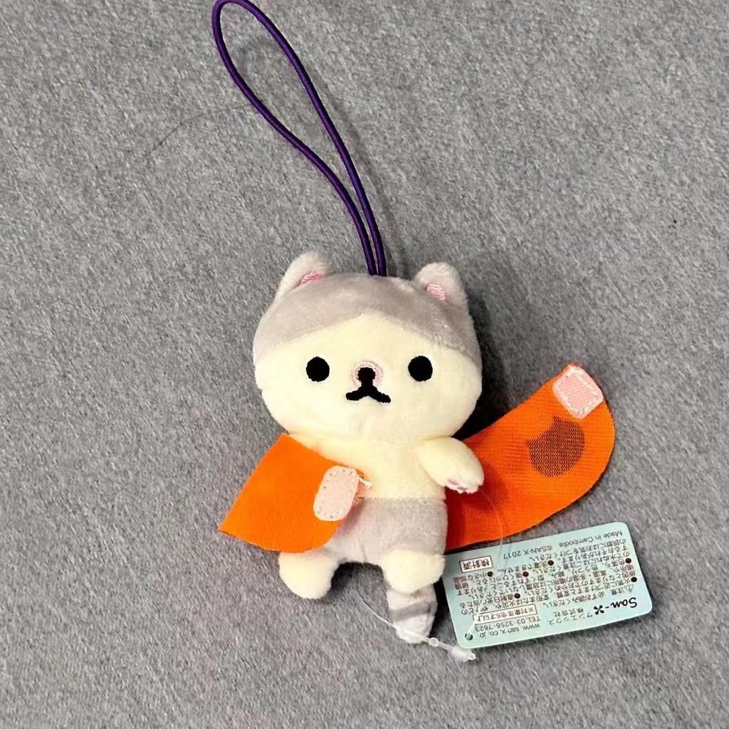 Halloween Plush Cat Pendant With Pumpkin Costume For Collectors And Gift Ideas
