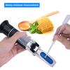 Yieryi Handheld 10-30% Water Honey Brix Refractometer for Honey Sugar Concentration ATC Honey Moisture Meter Beekeep Tester