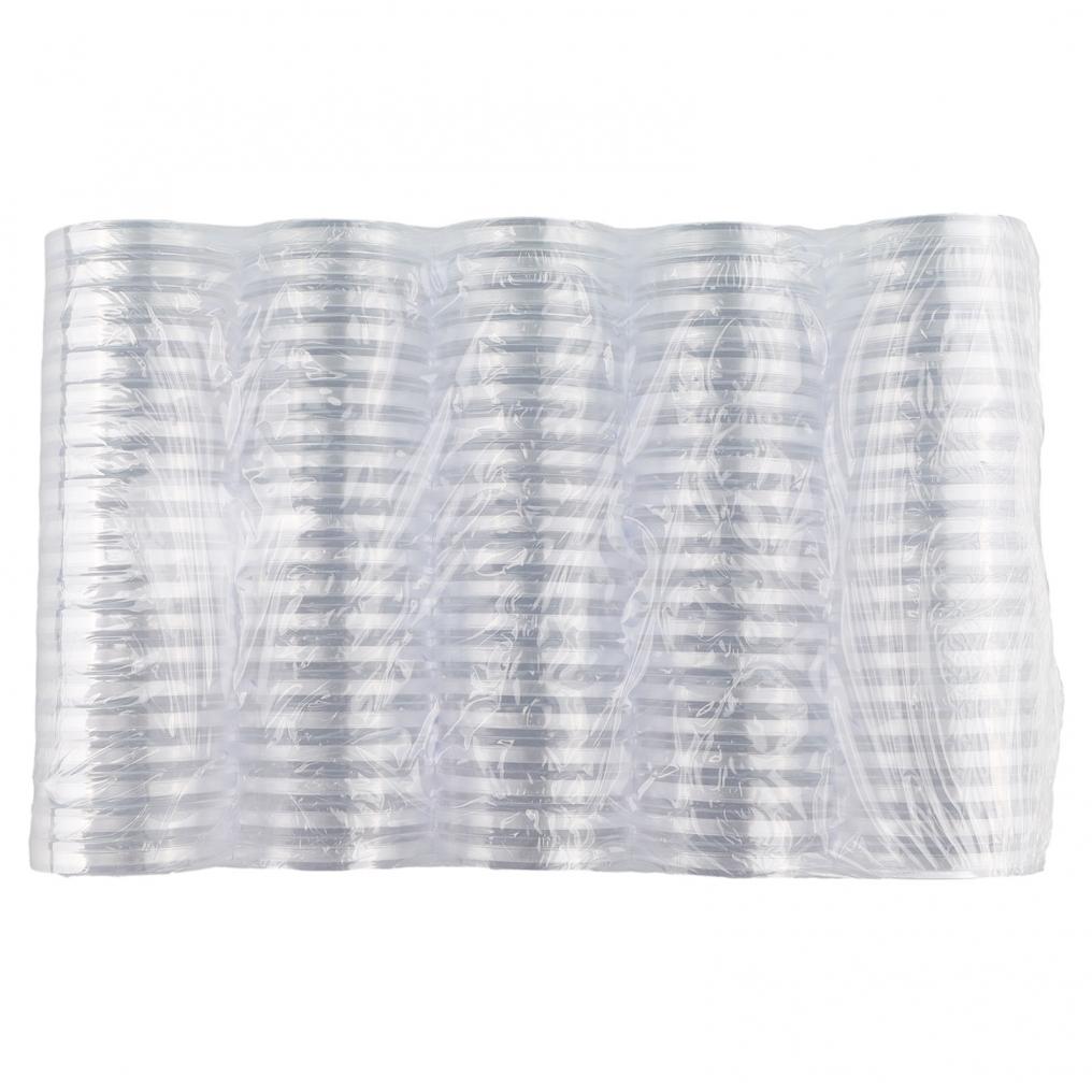 100 шт. Футляры для хранения монет Прозрачные капсулы Круглые Портативные Пластиковые Жетоны