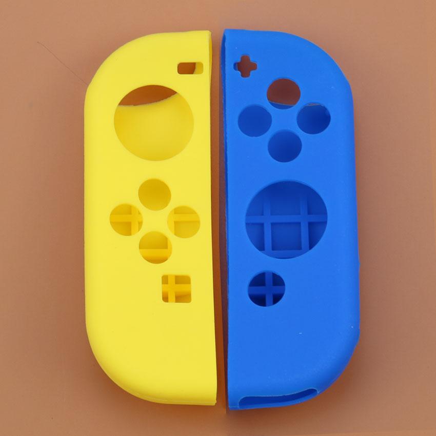 JCD 1Set Left Right Soft Silicone Rubber Grip Gel Guard L R Controller Gamepad Sleeve Case Cover For Switch Joy-Con Joycon NS