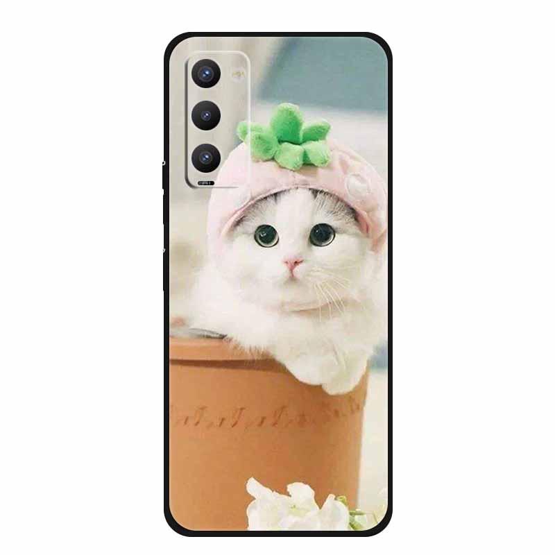 Чехол для Tecno Camon 18 Мультяшный Мягкий Силиконовый Задняя Крышка Funda для Tecno Camon 18P Camon 18T 18 P Coque ТПУ Животное Camon18 Чехлы