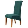 1PC Soft Velvet Chair Cover Solid Color Elastic Dining Chair Covers Winter Warm Seat Slipcovers Home Hotel Wedding Banquet Party