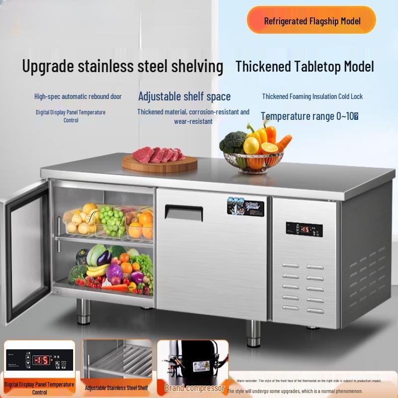 Ying Tang 100cm Commercial Dual Zone Refrigerator Freezer