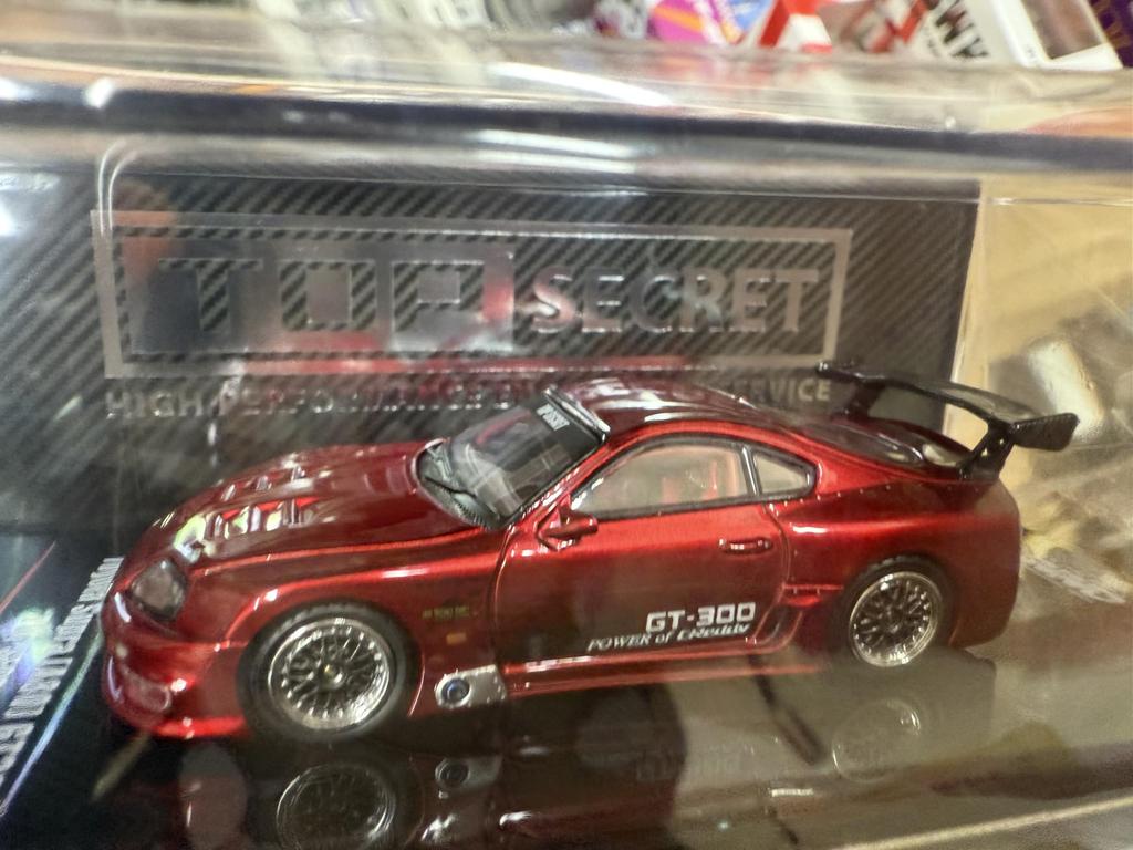 1/64 INNO Supra Toyota Supra A80 GT300 TOP SECRET Красный