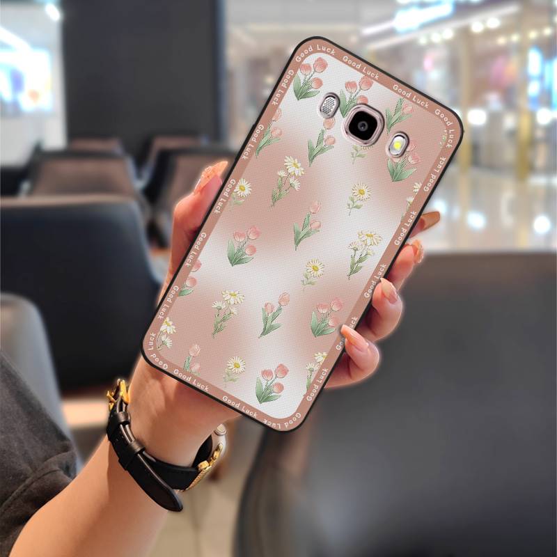 Flower Dirt-resistant Phone Case For Samsung Galaxy J510/J5 2016/J5108 TPU Back Cover Shockproof Cute Fashion Design