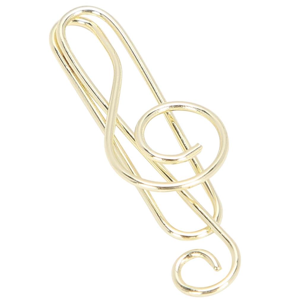 20Pcs Musical Note Paperclip Music   Shape Creativity Modeling Metal Craft Supplies