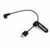 ZBLZGP 8K HDMI Тип A HDMI Плетеный Спиральный Совместимый с Canon и Blackmagic Pocket Cinema Cameras Mini HDMI к Кабелю, 2.1 Прямоугольный Правый/Левый, Sony,
