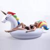 185cm Giant Inflatable Unicorn Pool Float Ride-On Pegasus Swimming Ring For Adult Children Water Party Toys Air Mattress