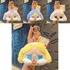 Adorable Plush Doll Keychain Cute Cartoon Design For Students And Couples