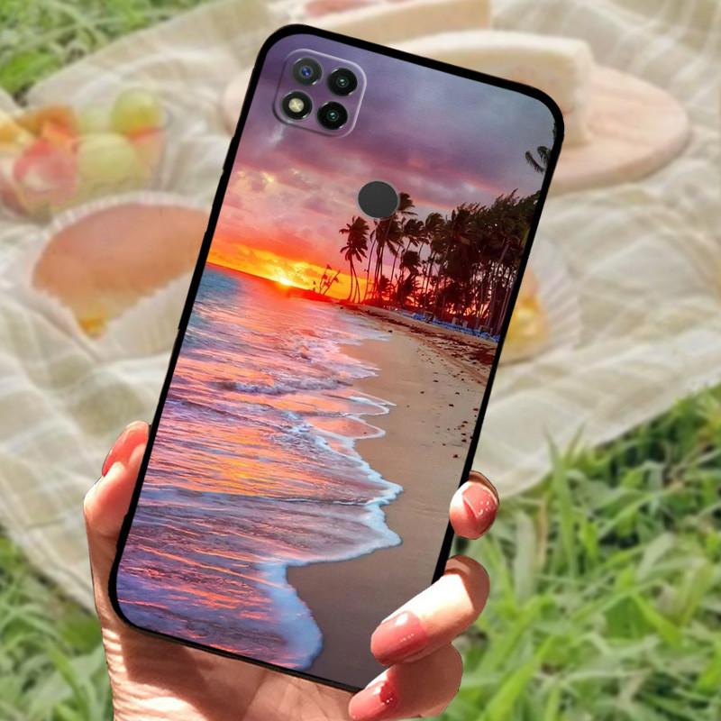 Для Redmi 9C NFC Чехол Модный Роскошный Силиконовый Задняя Крышка Телефона Для Xiaomi Redmi 9A 9C 9T Мягкие Ударопрочные Чехлы Fundas Бампер