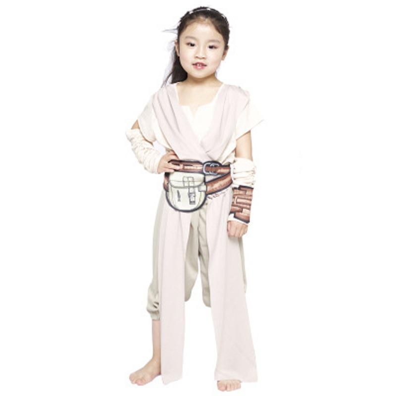 Halloween Costume Star Wars The Force Awakens Rey Girl Classic Movie Characters Ka Wah Game Play