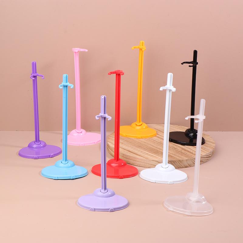 2Pcs Transparent Stand Support For Dolls Holding Clear Color Toy Figure Display Holder 1/6 Doll Prop Up Mannequin Model