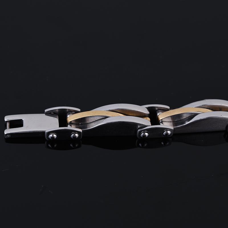 Ювелирные изделия в подарок для него, золотой цвет, мужской браслет из нержавеющей стали, мужской крутой браслет на руку, 11 мм, мужские браслеты и браслеты, манненская повязка