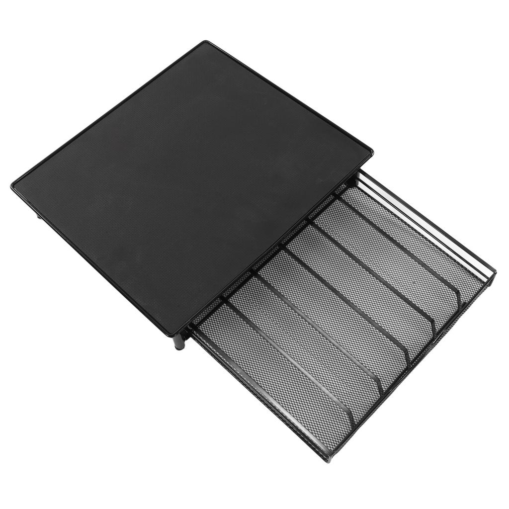 Coffee Pod Storage Drawer 36 Capacity Iron Capsule Organize Holder Drawer for Home Cafe Office Black