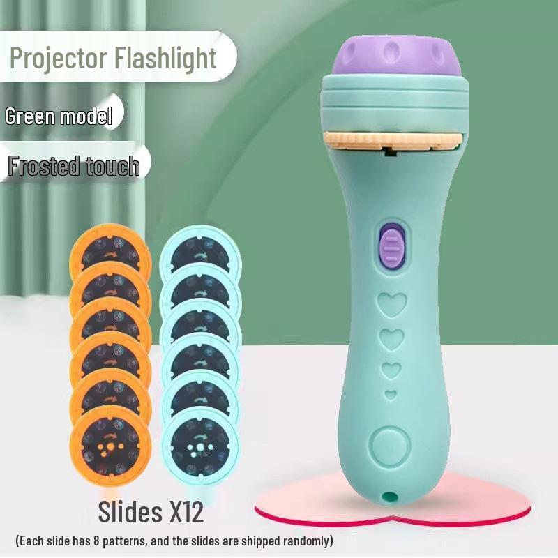 Children's Story Projector: Educational Luminous Toy with Cognitive Pattern Slides for Bedtime.
