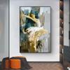 Dancing Ballerina Girl Canvas Painting Wall Art Oil Painting Printed On Canvas Poster Wall Picture for Living Room Gallery Decor No Frame