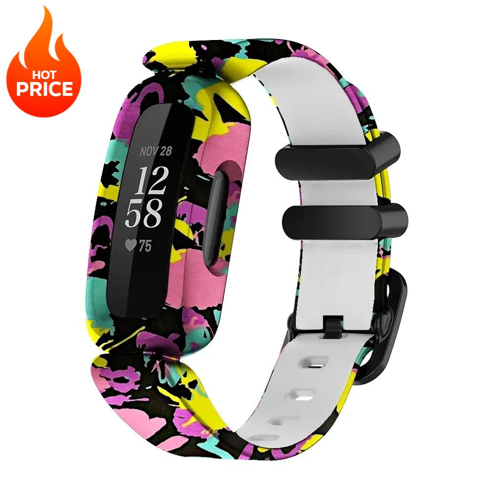 Новый ремешок для Fitbit Ace 3, детский ремешок-браслет, мягкий силиконовый сменный ремешок для Fitbit Inspire 2 Ace3 Classic Correa