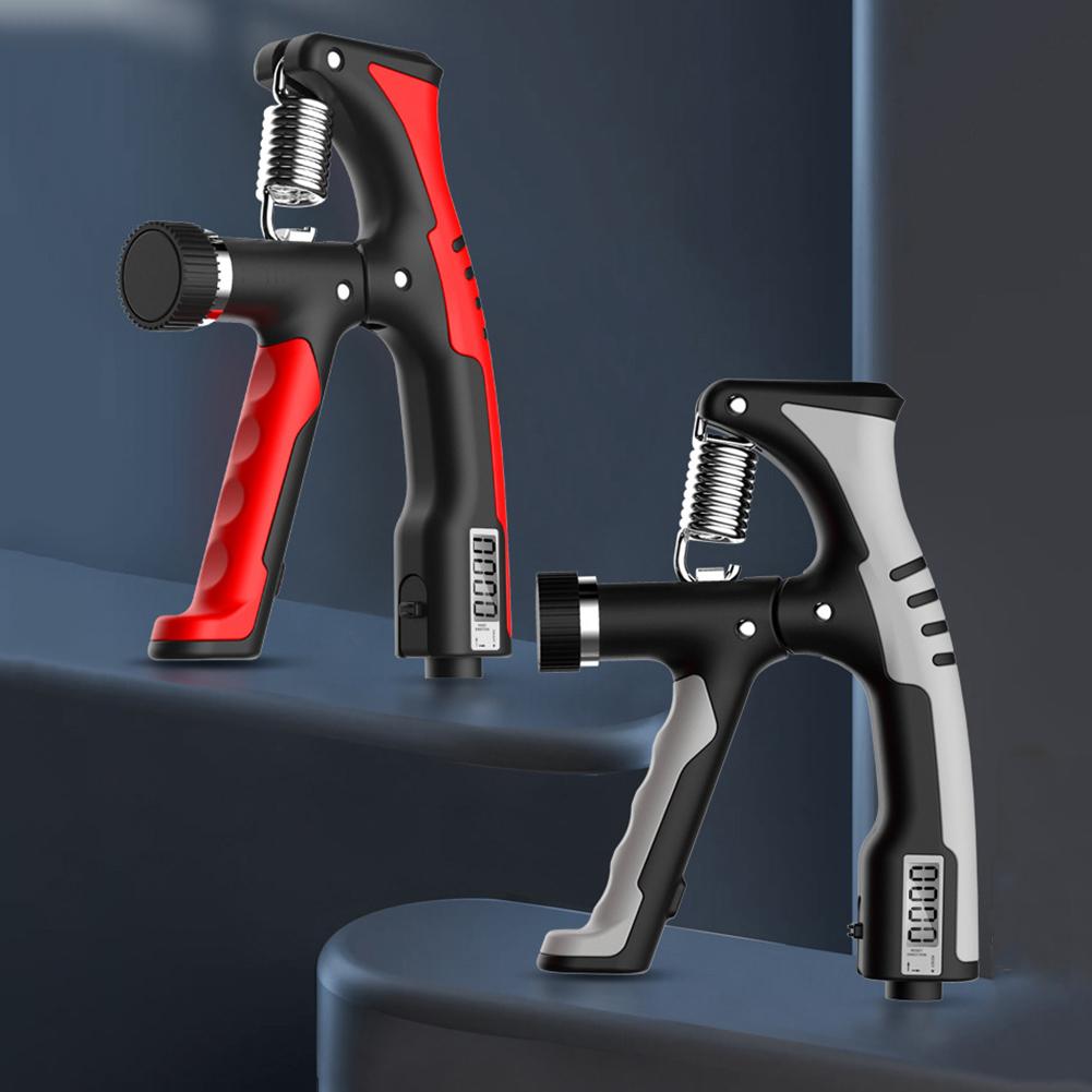 10-100KG Hand Gripper Trainer R-Shaped Spring Forearm Hand Trainer Adjustable Resistance for Muscle Building and Injury Recover