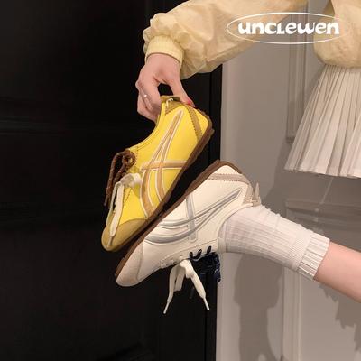 Milan Travels~ Туфли-балетки Virtue Женские 2025 Осень Новые На мягкой подошве Универсальные Кроссовки в стиле Forrest Gump Повседневные кроссовки