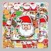 50pcs Christmas Stickers, Waterproof, Self Adhesive, for Water Bottles, Ipad, Skateboard, Luggage, Phone