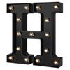 Newly Design Led Letters Lights 26 Alphabet Black Decorative Marquee Lamps for Wedding Party Birthday Home Bar Decoration