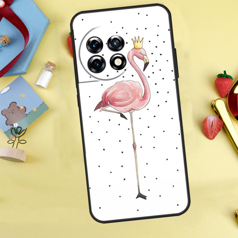 Pink Red Flamingo Case For OnePlus Nord 5 CE 2 3 4 Lite N20 N30 OnePlus 15 12R 13R 13 12 11 10 10T 13T Cover