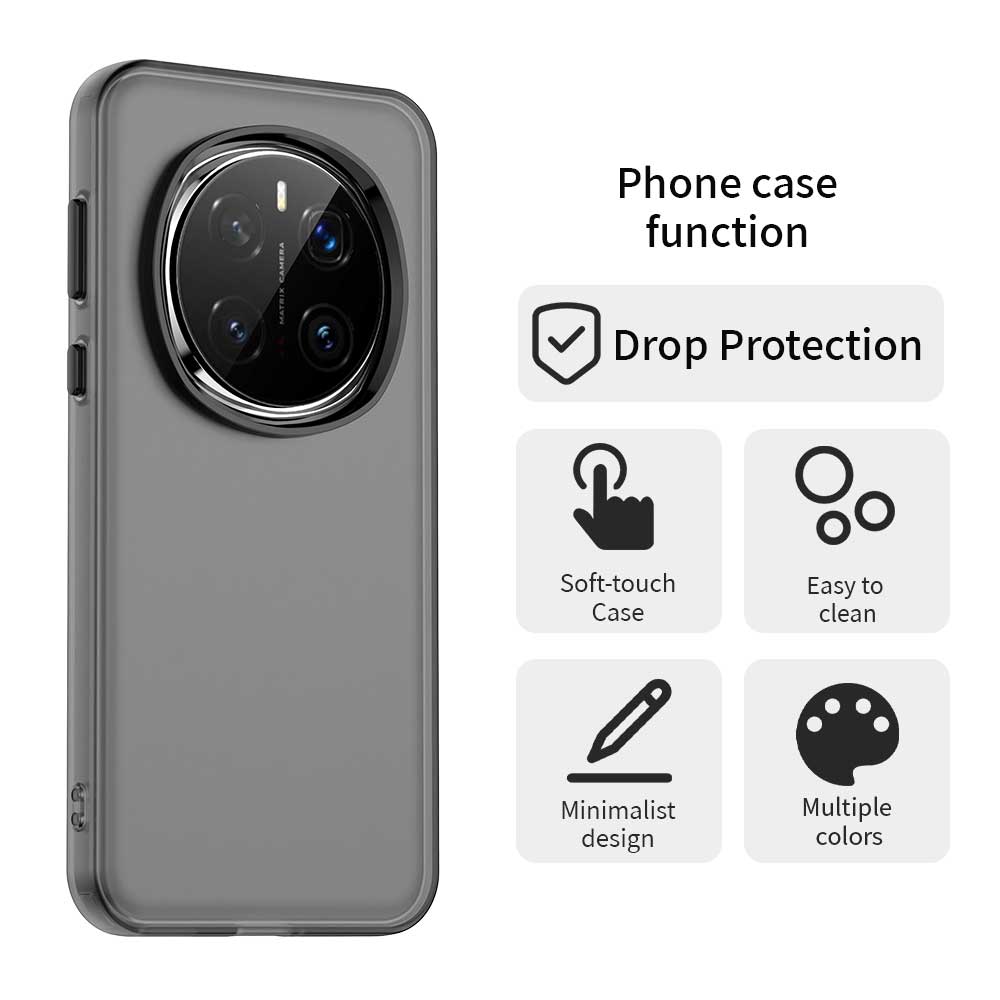 Чехол для Honor Magic7 Pro 5G из поликарбоната, термополиуретана, ПЭТ, матовая противоударная задняя крышка для телефона