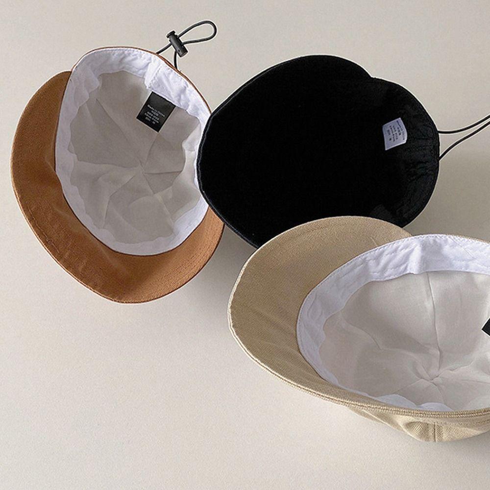 Kids Boys Girls Wide Brim Portable Baseball Cap Beach Cap Sun Hat Baby Bucket Hat
