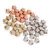 50pcs 3 Colors Star Shaped Beads Small Hole Star Spacer Beads Jewelry Making Beads  DIY Jewelry