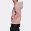 Adidas Свободная спортивная толстовка с капюшоном Colorblock Spliced, мужские топы Vapor-Pink White HU0413