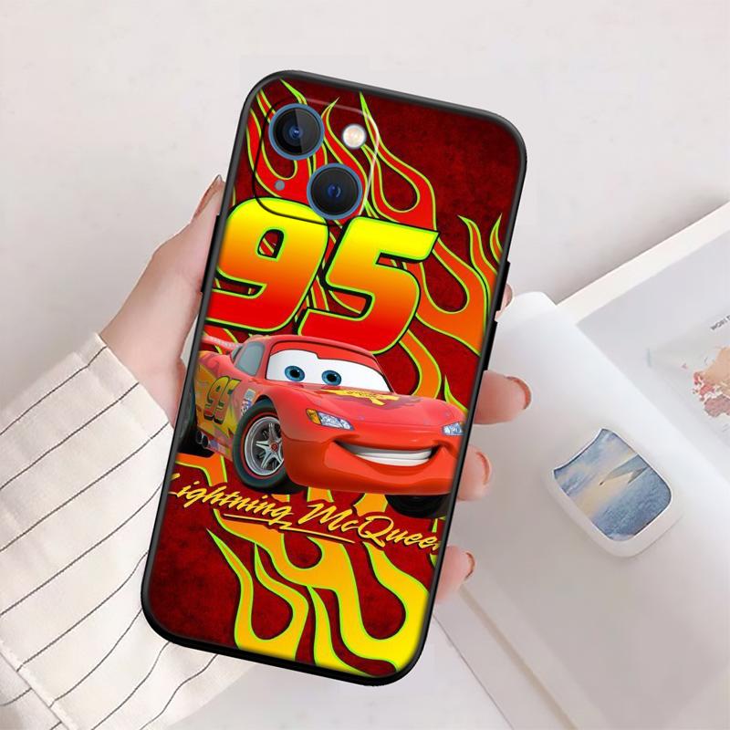 Cars Lightning McQueen New High-End Shell Phone Case for iPhone 16 15 14 13 12 Pro Max Plus Mini