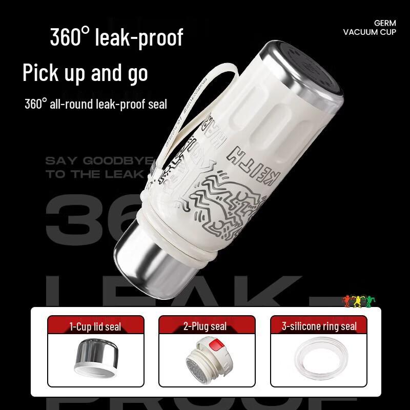Germ Keith Haring Stainless Steel Thermos Water Bottle