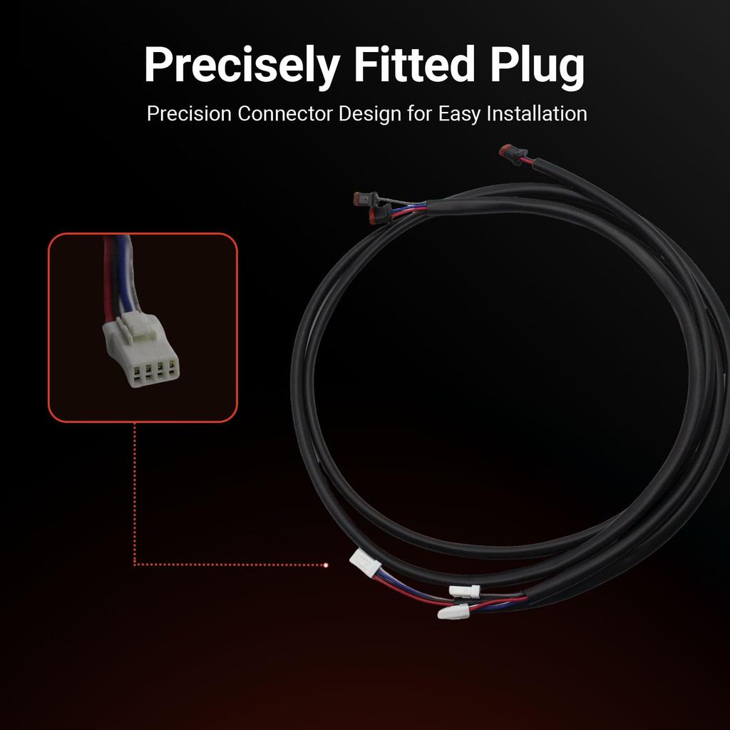 Handlebar Switch Extension Wiring Harness NHCX-CB14 | Compatible with Harley-Davidson Touring Electra Glide Road Glide Road King Street Glide 2014-Up
