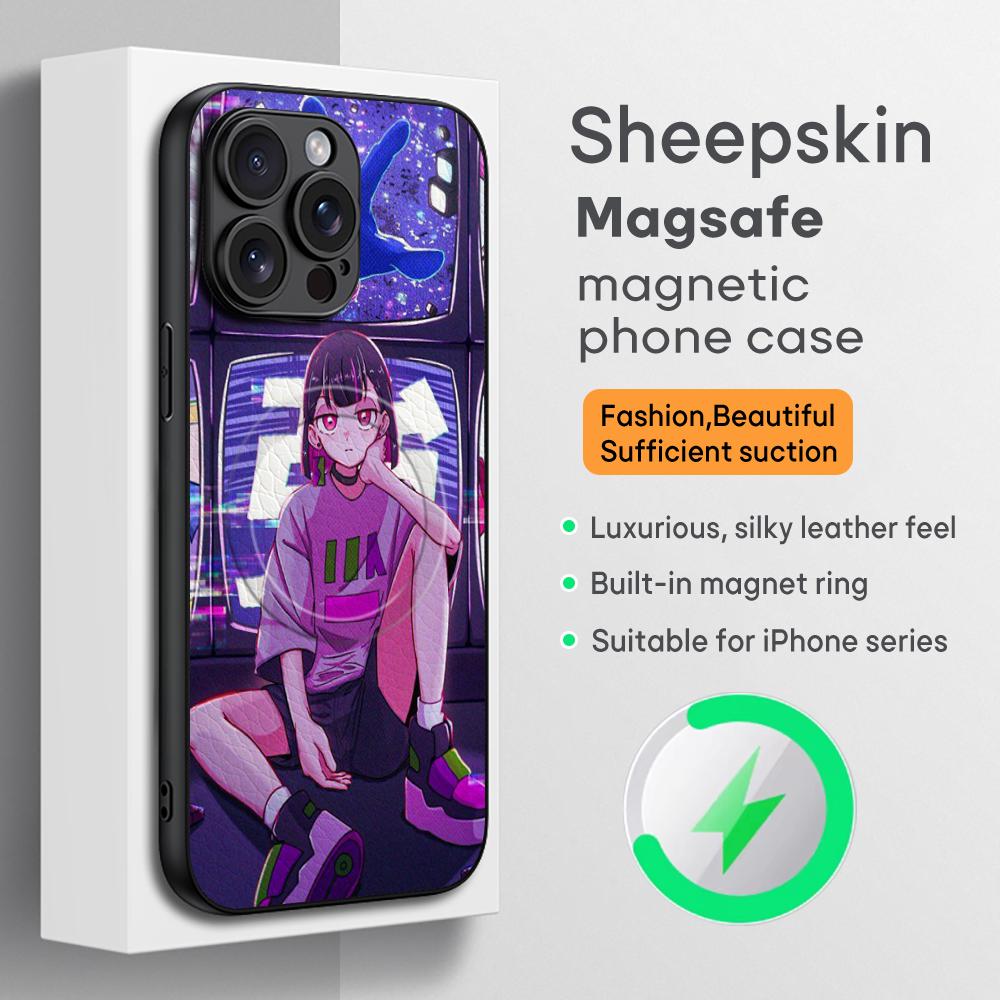 Zutomayo anime singer pattern design Phone Case For iPhone 17 16 15 14 13 12 11 Plus Pro Max High-end Luxury Magsafe Sheepskin