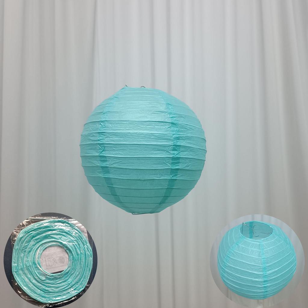 Круглый белый бумажный фонарик 10 дюймов, красный фонарик для Праздника середины осени и свадебного украшения