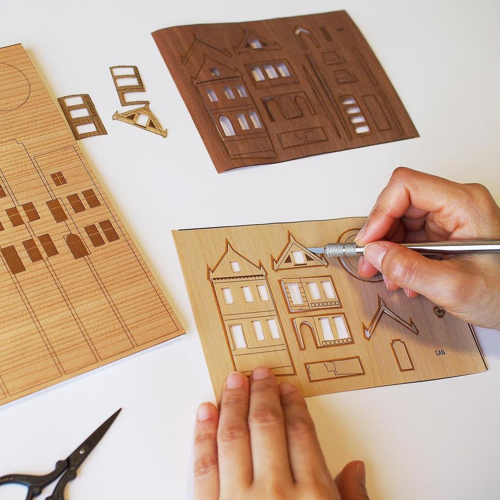 KINOWA "San Francisco" Woodblock Printing Original Handmade Kit, World Streets, Made In Japan