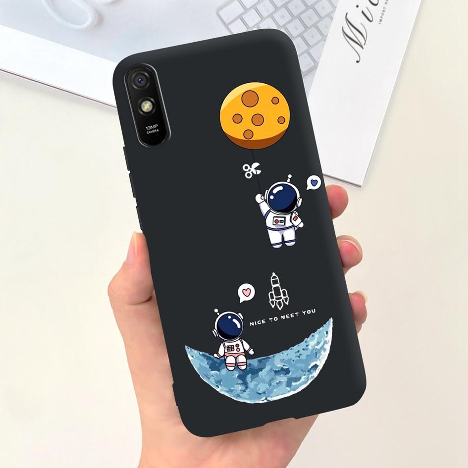 For Xiaomi Redmi 9A 9AT Case Lovely Astronaut Butterfly Soft Silicone Phone Back Cover For Xiaomi Redmi 9i Sport Redmi9a Hoesjes