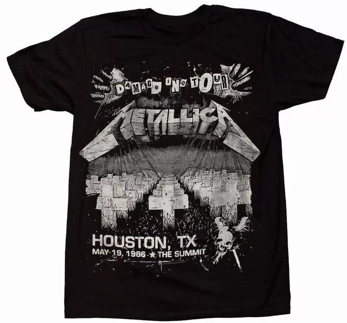 Vintage Metallica Damage Inc Tour Unisex Cotton Tee S-4XL Unisex T-Shirt