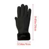 Thick Plush Gloves Touchscreen Cycling Mittens Fashion Driving Gloves  Running