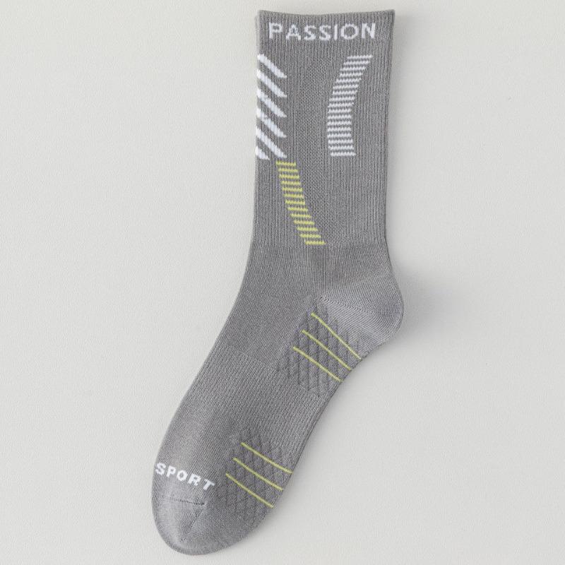 Мужские осенние трендовые спортивные носки-трубы без косточек для бега, велоспорта, баскетбола, дышащие, влагоотводящие