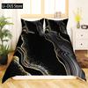 Abstract Sea Bed Set Marine Wave Duvet Cover Bedding Set Twin Comforter Cover Coastal Beach Theme Bed Cover 3pcs Orange Teal